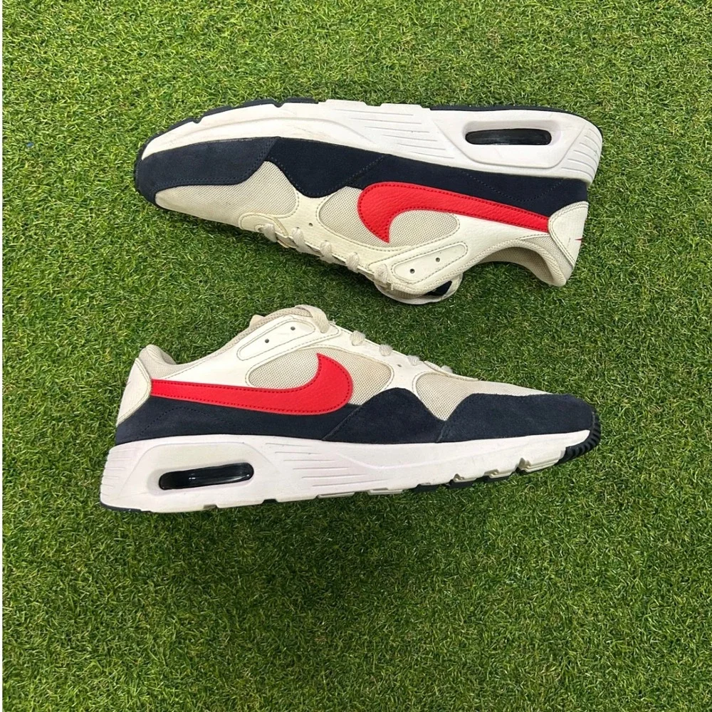 Nike Air Max SC Mens Size 12 Sail University Red Obsidian CW4555-103